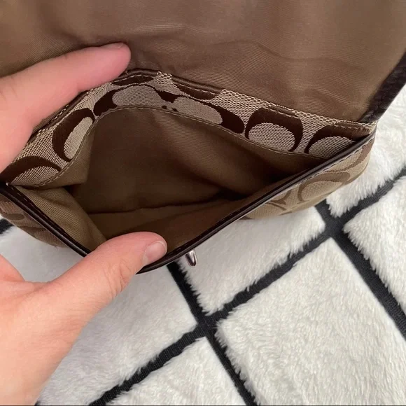 Coach Turn Lock Wristlet - Picture 6 of 9